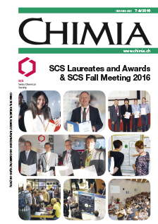 CHIMIA Vol. 70 No. 07-08(2016): SCS Laureates and Awards & SCS Fall Meeting 2016