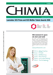 CHIMIA Vol. 63 No. 5 (2009): Laureates: SCS Prizes and SCS Mettler-Toledo Awards 2008